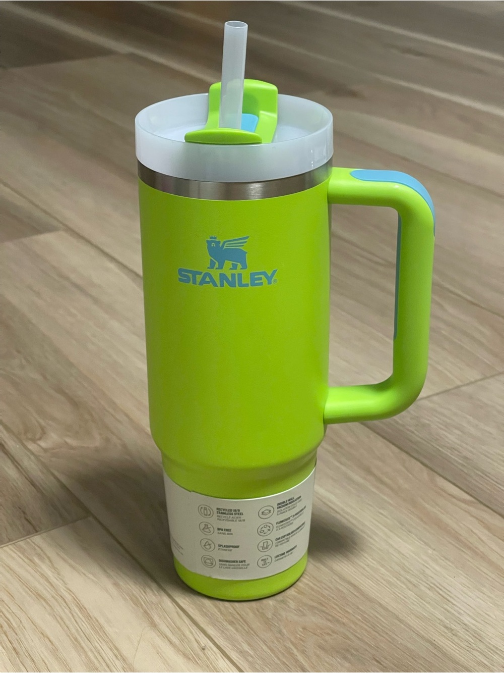 Stanley Quencher H2.0 30oz Tumbler with Straw & Lid Limited Color - Bright Lime